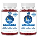 VITA GLOBE Melatonin Gummies 10mg, Sleep Aid for Adults, Sugar Free, 2 Pack