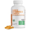 Bronson Vitamin B Complex (Vitamine B1, B2, B3, B6, B9 - Foliumzuur, B12), 100 tabletten