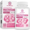 Liposomale Multivitamine voor Vrouwen 1400MG - Womens Daily Multi Vitaminen Supplementen met ijzer, vitamine A, C, D, E en B Complex voor Immune Health, Hair & Skin Support voor Vrouwen 18+,60 Vegan Capsules