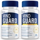 (2 Pack) Mind Guard Hersen Supplement Capsules, MindGuard Geheugenpillen Hersengezondheid Nootrope Booster Clarity Focus Geavanceerde Formule Premium Cognitieve Functie Ondersteuning Alle Natuurlijke Ingrediënten (120 Ct)