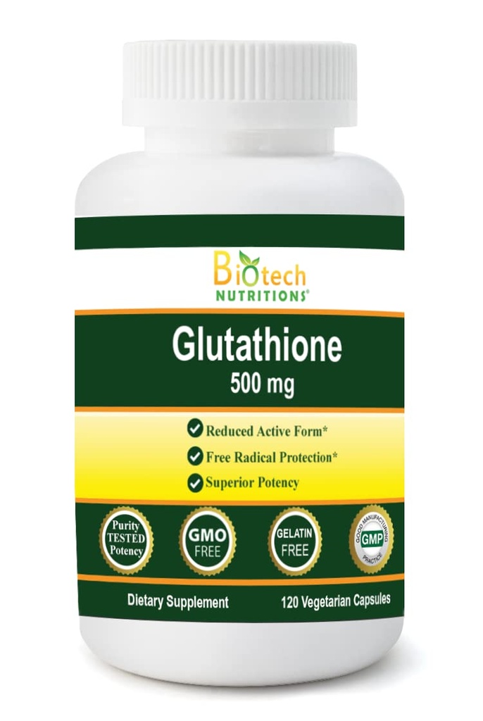 Glutathion 500 mg 120 plantaardige capsules