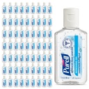 Purell Advanced Hand Sanitizer Refreshing Gel, Clean Scent, 1 fl oz Travel Size flip-Cap Bottle (Pack of 72) - 3901-72-CMR