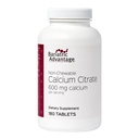 Bariatrische Voordeel Niet Kauwbare Calcium Citroen 600 mg Calcium - voor Bariatrische Chirurgie Patiënten - Vitamine D3 - Minerale Supplementen - 180 Tabletten