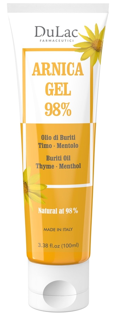 Dulàc - Arnica Gel voor kneuzing en zwelling 3,38 Fl Oz, 98% Arnica Montana Cream Extra sterkte voor spier- en gewrichtsrelief, niet-grijs, natuurlijke formule, Cool Effect, Alcoholvrij