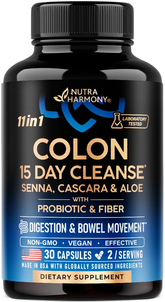 Colon Cleanse - 15 dagen reiniging voor vrouwen en mannen - Senna 