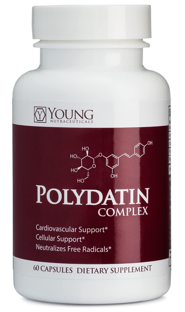 Mirica YoungNutra Polydatin Complex met Resveratrol- Hoge Absorptie - 60 Capsules