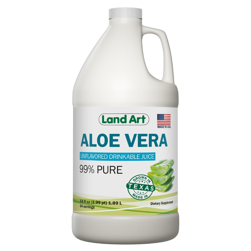 Land Art - Pure Aloe Vera Juice Unflavored 