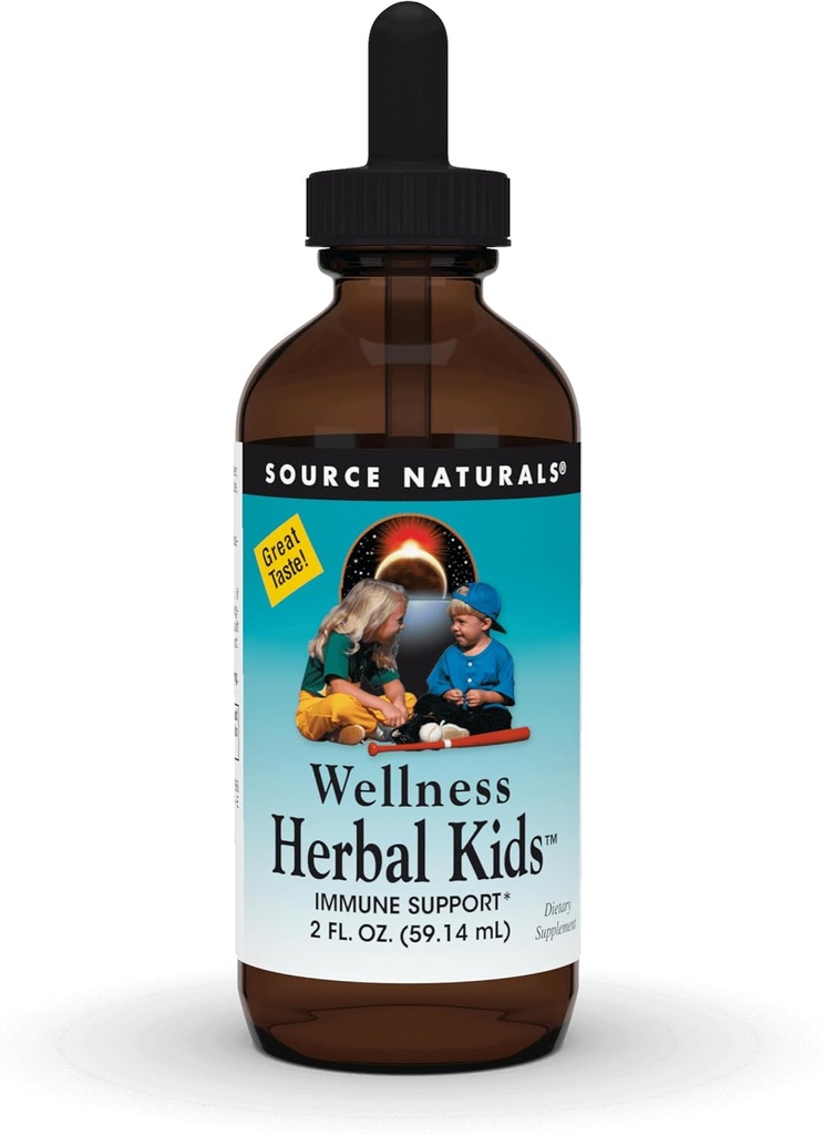 Bron Naturals Wellness Herbal Kids, for Immune System Support* - 2 Fluid oz