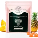 Premium Feminine Balance Gummies for Women - Hawaiian Pineapple Gummies for Women ph, Support Probiotic - Immune Health - Gluten-Free with Vegetarian Friendly - Vitamin C - 60 Count