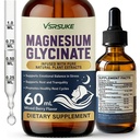 Liquid Magnesium Glycinate Drops for Women - Sublingual Sleep Support & Nighttime Calm with GABA, L-Theanine, Valerian & D3 B6 - High Absorption, Sugar-Free Berry, Vegan, 60ml