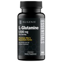 Nugenix Essentials L-Glutamine, 1500mg 100% Botanische L-Glutamine Aminozuur, eiwitsynthese, Ondersteunt Cellulaire Functie, 60 Capsules