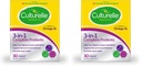 Culturelle 3-in-1 Probiotic Daily Formula, Once Per Day Probiotic Supplement, helpt uw spijsverteringssysteem beter werken, Ondersteunt Natuurlijke Immune Defenses, Plus Omega 3's, Non-GMO, 30 Tellen (Pack of 2)