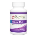 Wellness Resources Female Plus for Healthy Estrogen Metabolism, Menstrual Rhythm Support, Energy and Mood - Chaste Berry, I3C, DIM, Calcium-D-Glucarate, B6, Myo-Inositol, Sulforaphane (60 Capsules)