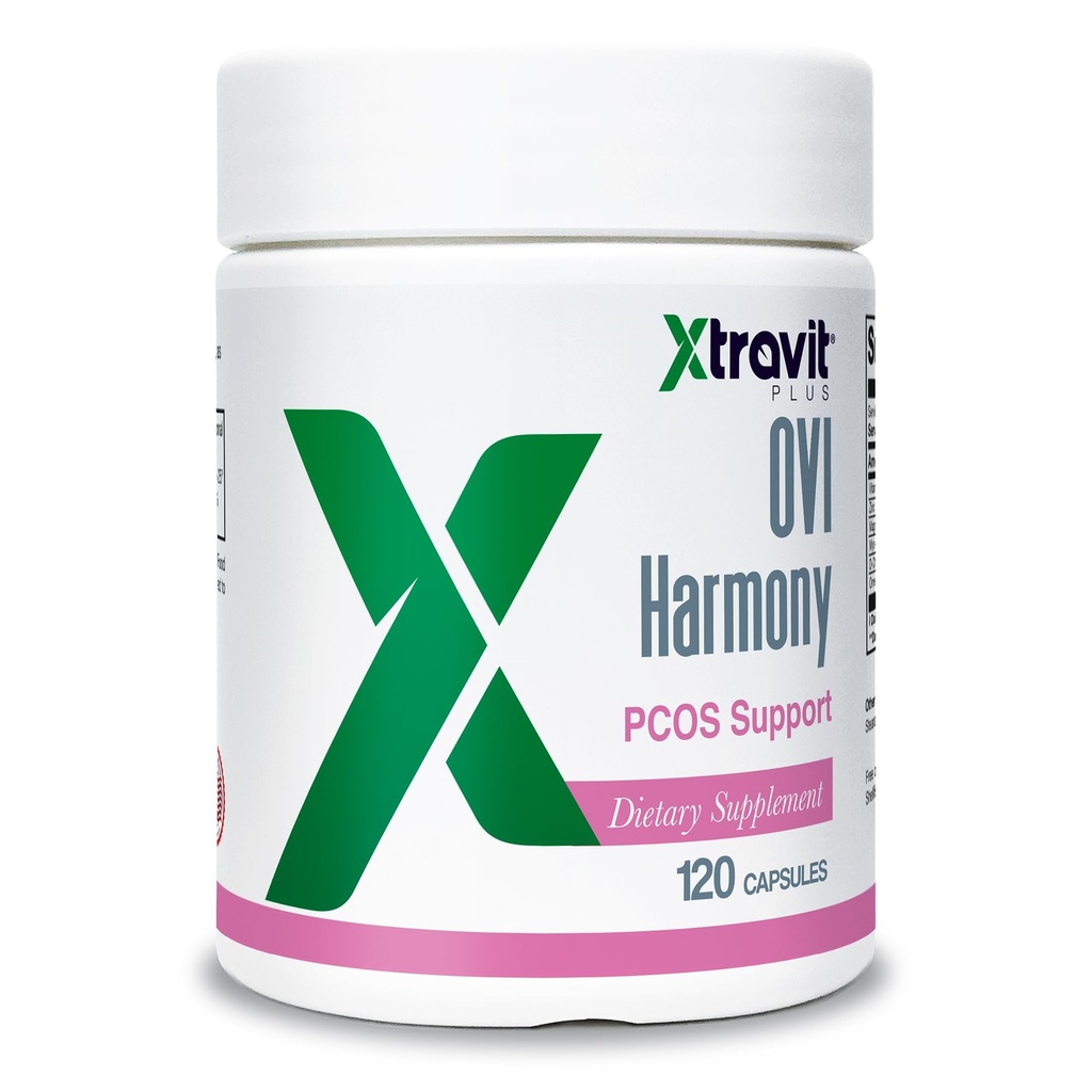 Ovi Harmony Supplement for Women – Hormonal Balance & Fertility Support Supplements - May Promote Ovulation, Endocrine Health, Cortisol Relief & May Help PCOS - Non-GMO, No Fillers, 120 Cap