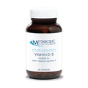 Metabolic Maintenance Vitamin D3 25000 IU with Vitamin K2 MK-7 - Delivers 625 mcg Vitamin D3 - Supports Bone Strength, Immune Balance & Healthy Mindset - 90 Servings - 90 Capsules