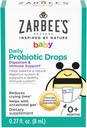Zarbee's Baby Probiotische Drops, Dagelijkse Digestief + Immuun Ondersteuning, Pasgeboren zuigelingen & Up, 0,27 Fl Oz