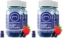 SugarBearPro Sleep Gummy 2 Month Supply, Extra Strength Melatonin 6mg, for Men & Women, Vegan Vitamin B6, L-Theanine, 5 HTP, Valerian, Sleep Aid for Adults & Teens, Certified Kosher (Pack of 2)