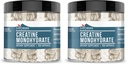 Earthborn Elements Creatine Monohydraat Capsules, Pure & Onverdund, Geen Additieven (Pack of 2)