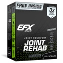 EFX Sports Joint Rehab Recovery Kit, Powered by Kre-Celazine® voor mobiliteit en gezamenlijke gezondheid 120 capsules Kre-Alkalyn Creatine + 2 oz Topical Cream