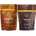 Primal Creatine Powder + Chocolade Proteïne Vegan Powder Bundle 