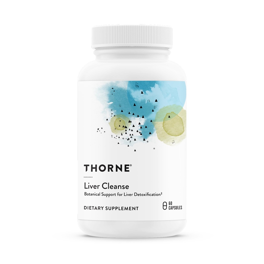 THORNE - Leverreiniging - Melkdistel & Berberinesupplement met Burdock & Chicory Extracts - Herbal Blend ondersteunt de lever Natuurlijke Ontgiftingsfunctie* - Derde Gecertificeerde Partij - 60 Capsules