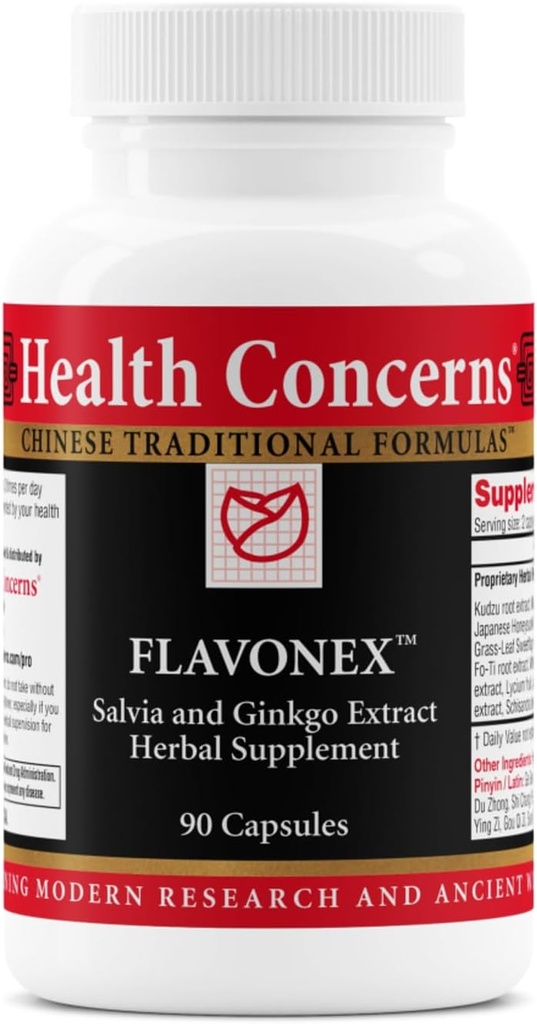 Gezondheidszorg Flavonex - Natuurlijke bloedcirculatie & hersengezondheidssupplementen - 90 capsules