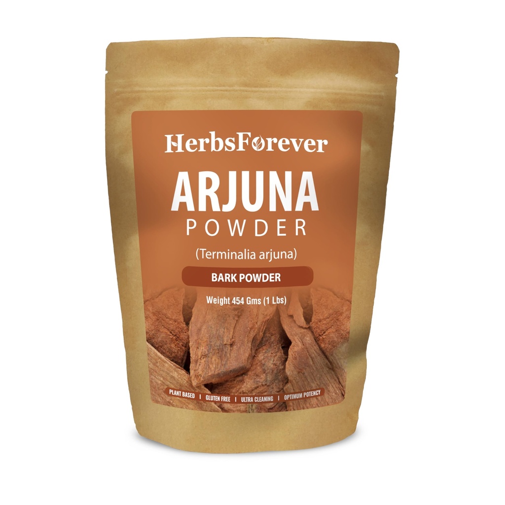 KruidenForever Arjuna Powder Terminalia Arjuna Non GMO, Vegan 454 GMS