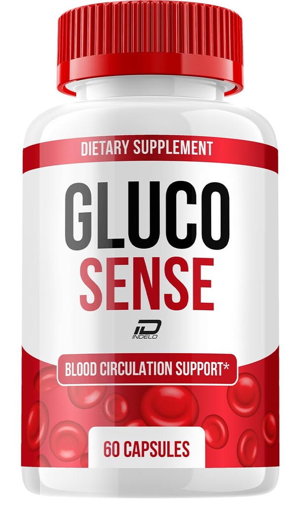 GlucoSense Capsules – Gluco Sense Advanced Supplement, All Natural Formula to Maintain Healthy Levels, GlucoSense Maximum Strength, Reviews (1 Pack - 60 Capsules)