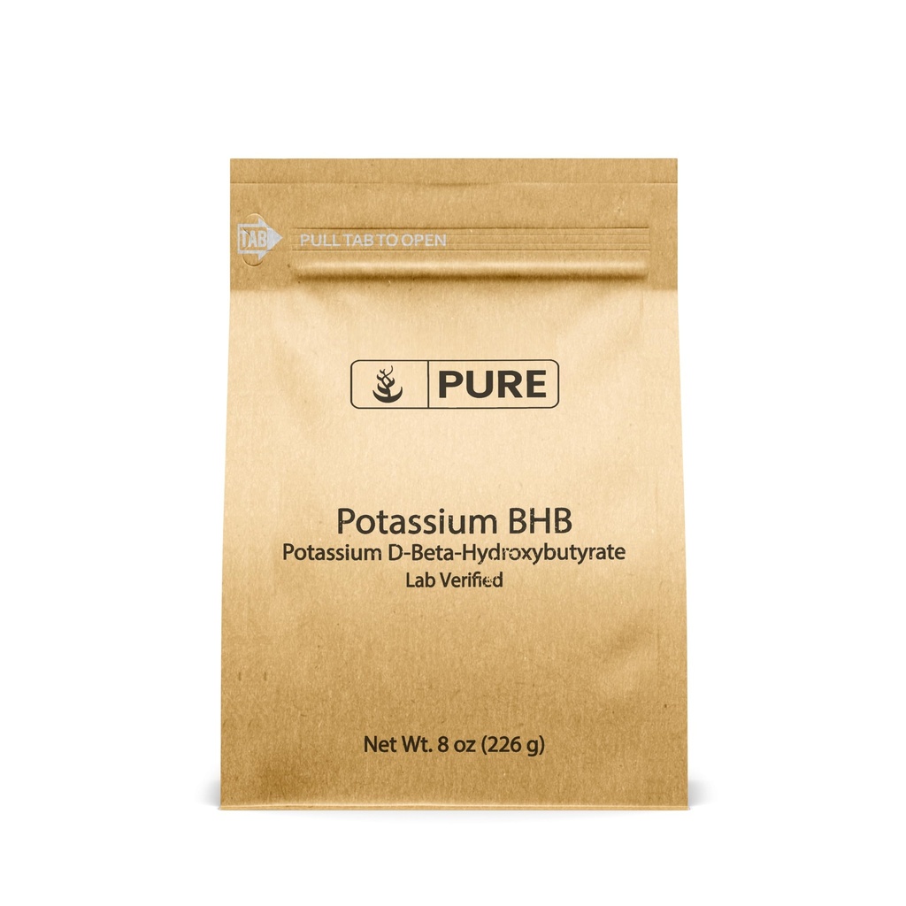 Pure originele ingrediënten Kalium BHB, (8 oz) Kalium D-Beta-Hydroxybutyraat, zuiver