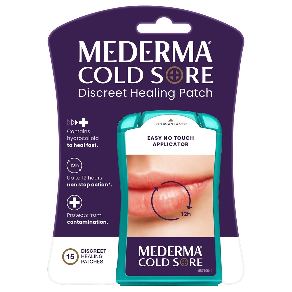 Mederma Koorts Blister Discrete Healing Patch - Een Patch die beschermt en verbergt koude sores - 15 Tellen