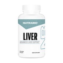 NutraBio Lever Supplement - Geavanceerde Lever Ondersteuning met Antioxidanten, Melkdistel Lever Detox, Glutathion, Tudca - Bevordert Lever Reiniging Detox en Reparatie - 90 Capsules
