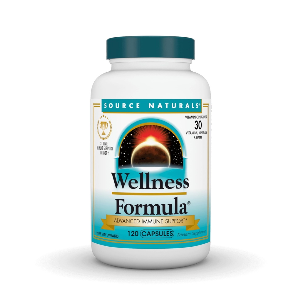 Source Naturals Wellness Formula, Advanced Immune Support - 120 Capsules