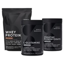 Sports Research® Recovery Pack - L-Glutamine, Creatine Monohydraat en Wei Proteïne ter verbetering van prestaties en kracht en ondersteuning Workout Recovery