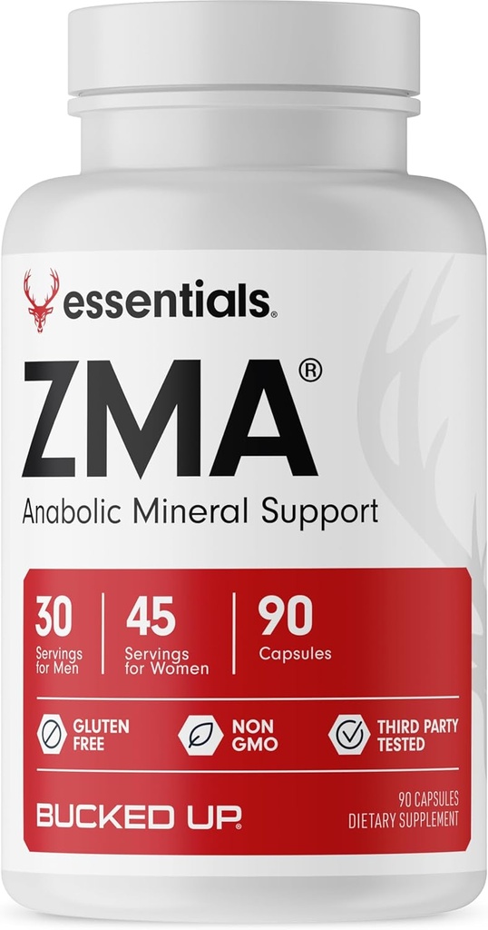 Gebogen ZMA capsules, anabole minerale ondersteuning - Gebogen Essentials (30-45 porties, 90 capsules)