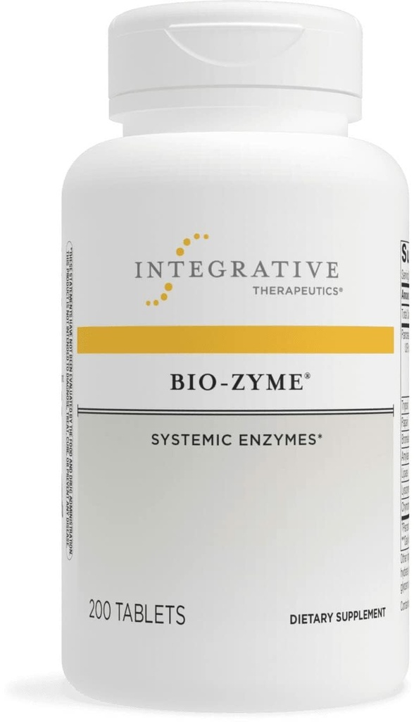 Integrative Therapeutics Bio-Zyme - Pancreatric Enzyme Complex for Digestive Support* - Supports Healthy Digestie* - Onverdund Pancreatric Extract - 200 tabletten (100 porties)