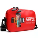 152 PCS Waterproof First Aid Kit, Portable Small Boat Dry Bag Bug Out Bags, Emergency Medical Kit Ideal for Boating, Camping, Fishing, Kayaking, Floating, Red