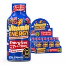 Vitamine Energie B12 11.000% Extra sterkte Energie Shot Açaí Granaatappel 12 Pack, 260mg Natural Cafeïne, B12 & B6, Nootrope Focus, Vitality, Zero Sugar, Gluten-Free, Vegan, Kosher, 1,93 fl oz