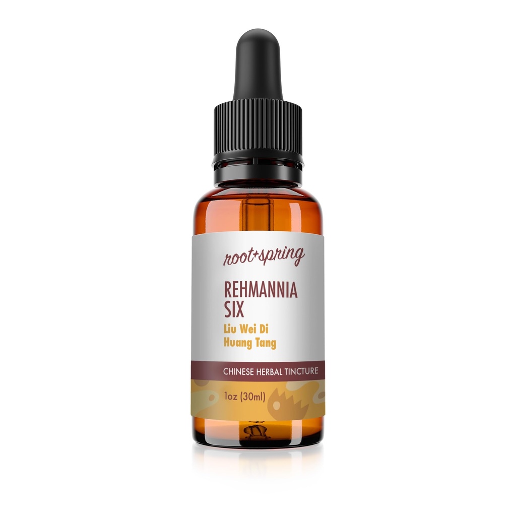 Rehmannia Six - Liu Wei Di Huang Tang - Herbal Tinctuur (Liquid Extract) - Concentraat met Dropper - Natuurlijke TCM Herb Blend Supplement 1 oz