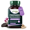 Dimmak kruiden bereid Rehmannia wortel Capsules (Shu Di Huang) - 5:1 Organisch Extract- Hoge potentie Adrenal & Nier Yin tonic- Ondersteunt Menopauze, Slaap & vitaliteit- Non-GMO Vegan, 500mg