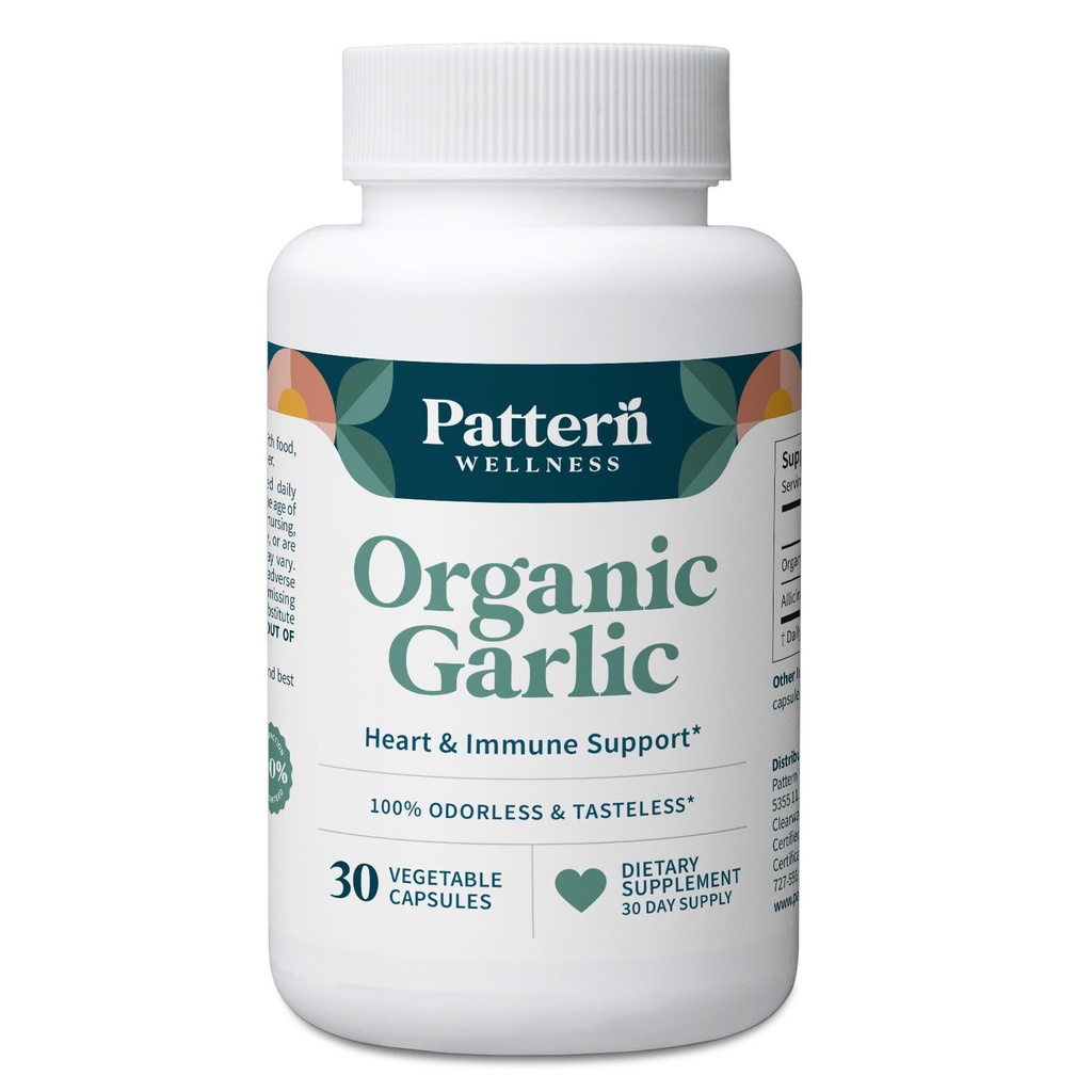 Pattern Wellness Odorless Organic Garl 