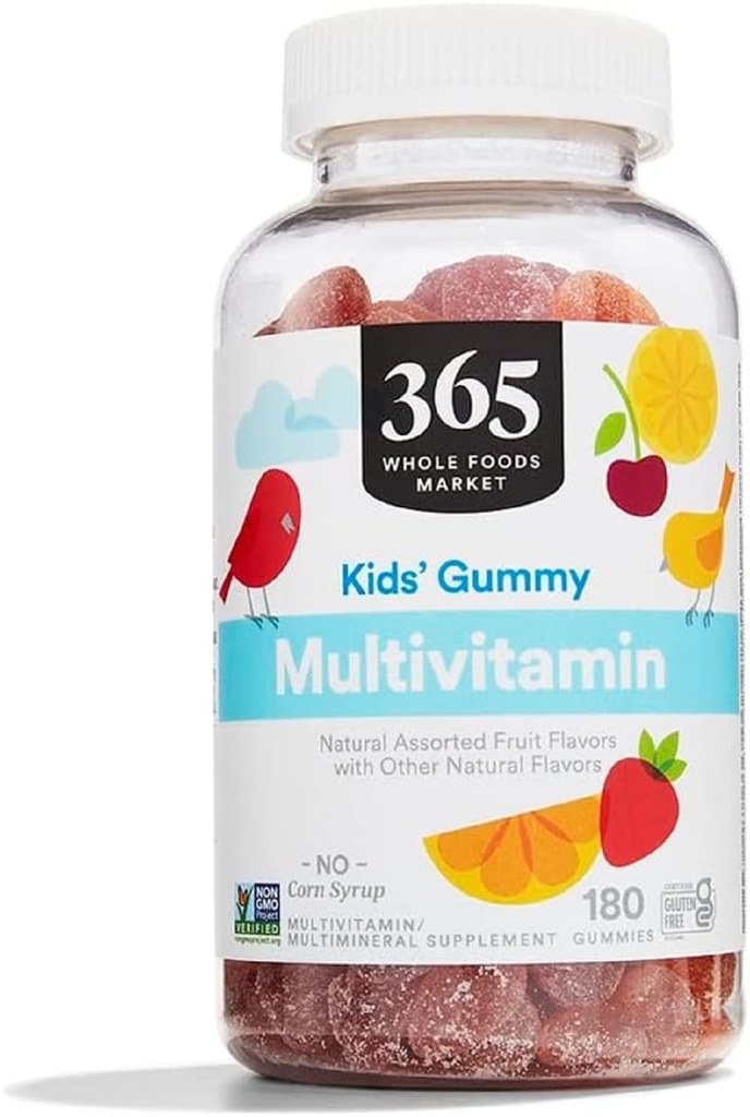 365 by Whole Foods Market, Children's Gummy Multivitamin 180 Count, 180 Count