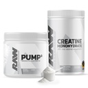 RAW Nutrition Creatine Monohydraat & Unflavored Pre-Workout Powder Bundle