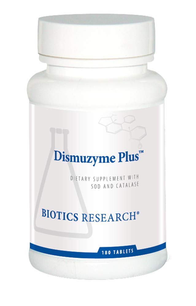 Biotics Research Dismuzyme Plus Hoge antioxidant activiteit, Ondersteunt immuunsysteem, comfort en gezamenlijke Flexie, 180 tabletten
