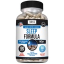 Kaya Naturals - Sleep Support Formula with Melatonin - Aid Support Vitamin Supplement - Sleep Stress and Mood Support - L-Tryptophan, Passion Flower, Ashwagandha and More - 180 Capsules (180 Count)
