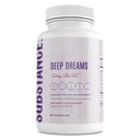SUBSTANCE. Nature’s Deep Dreams Soothing Sleep Aid – Melatonin, L-Glycine, L-Tryptophan, Valerian Root & Jujube Extract – Natural Sleep Support Supplement for Restful Sleep – 90 Capsules