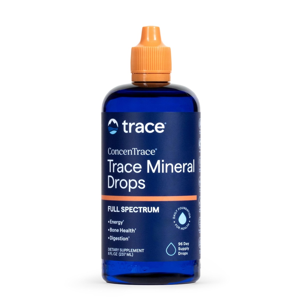 Trace Minerals ConcenTrace Mineral Drops, 70+ Ionic Minerals, 8 fl oz