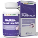 Extra Strength Magnesium Sleep Aid for Adults, Restful Sleep & Relaxation, Melatonin Free Sleep Support, Stress Relief, Muscle Support, High Absorption, 60 Capsules