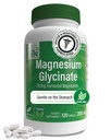 Magnesium Glycinate 200mg Elemental (from 1,540mg Chelated Bisglycinate) – Supports Muscle, Nerve & Relaxation – Gentle on Stomach, High Absorption, Non-GMO, 120 Tablets – Health Thru Nutrition