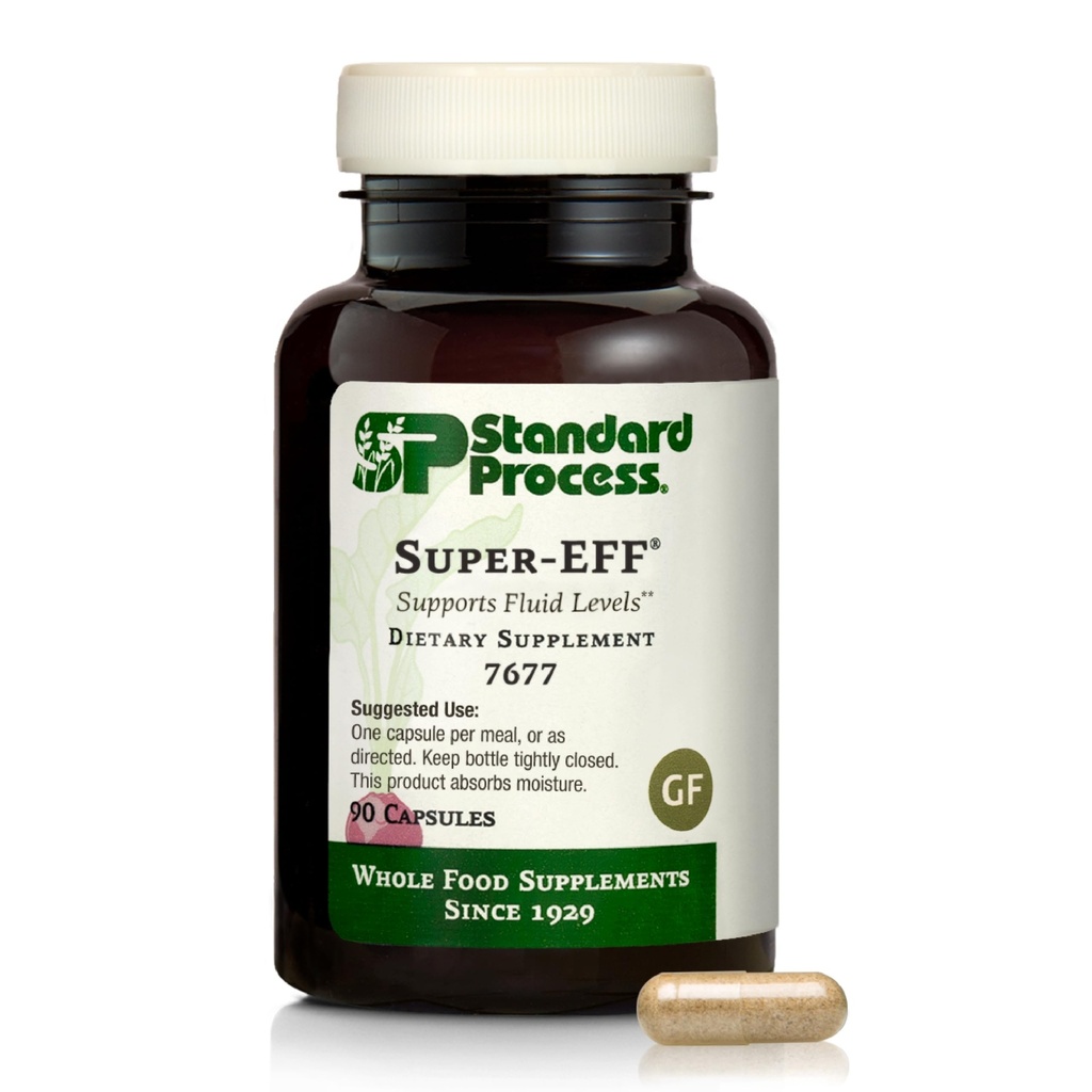 Standard Process Inc. Super-EFF - Whole Food Energy met Vlaszaadolie en Spaanse Mos - 90 Capsules