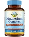 Terranics Magnesium Complex Supplement with Glycinate, Citrate, Taurate & Malate | Supports Nerve & Mood Health | Includes Ashwagandha, L-Theanine, Vitamin D3 & B6 | 240 Capsules | Non-GMO